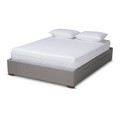 Baxton Studio Leni Light Grey 4-Drawer Queen Size Platform Storage Bed Frame 157-9583